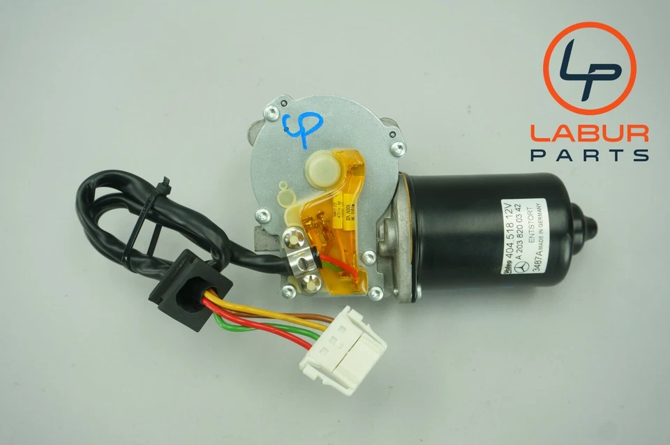 W203 W209 01-09 Mercedes Clase C CLK Valeo Motor Limpiaparabrisas Delantero B039 Foto 4 de 4