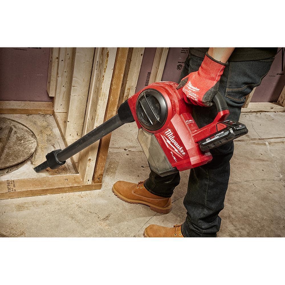 Milwaukee Cordless Jobsite Vacuum With Extra Filter 18Volt 0.25 Gal