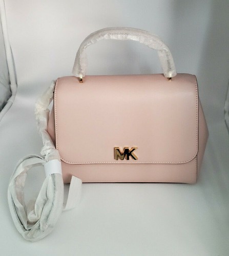 NWT New Michael Kors Mott Medium Top Handle Satchel Blossom Pink