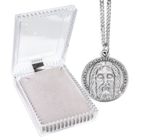 THE HOLY FACE SHROUD OF CHRIST MEDAL - REAL ITALIAN MASTERPIECE -  THE