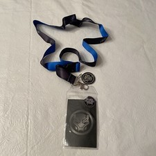 Marvel Comics Black Panther ID Lanyard Badge Holder with Metal Charm  Sticker