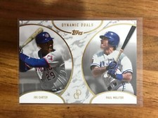 2025 Topps Dynamic Duals Joe Carter & Paul Molitor #29 Blue Jays