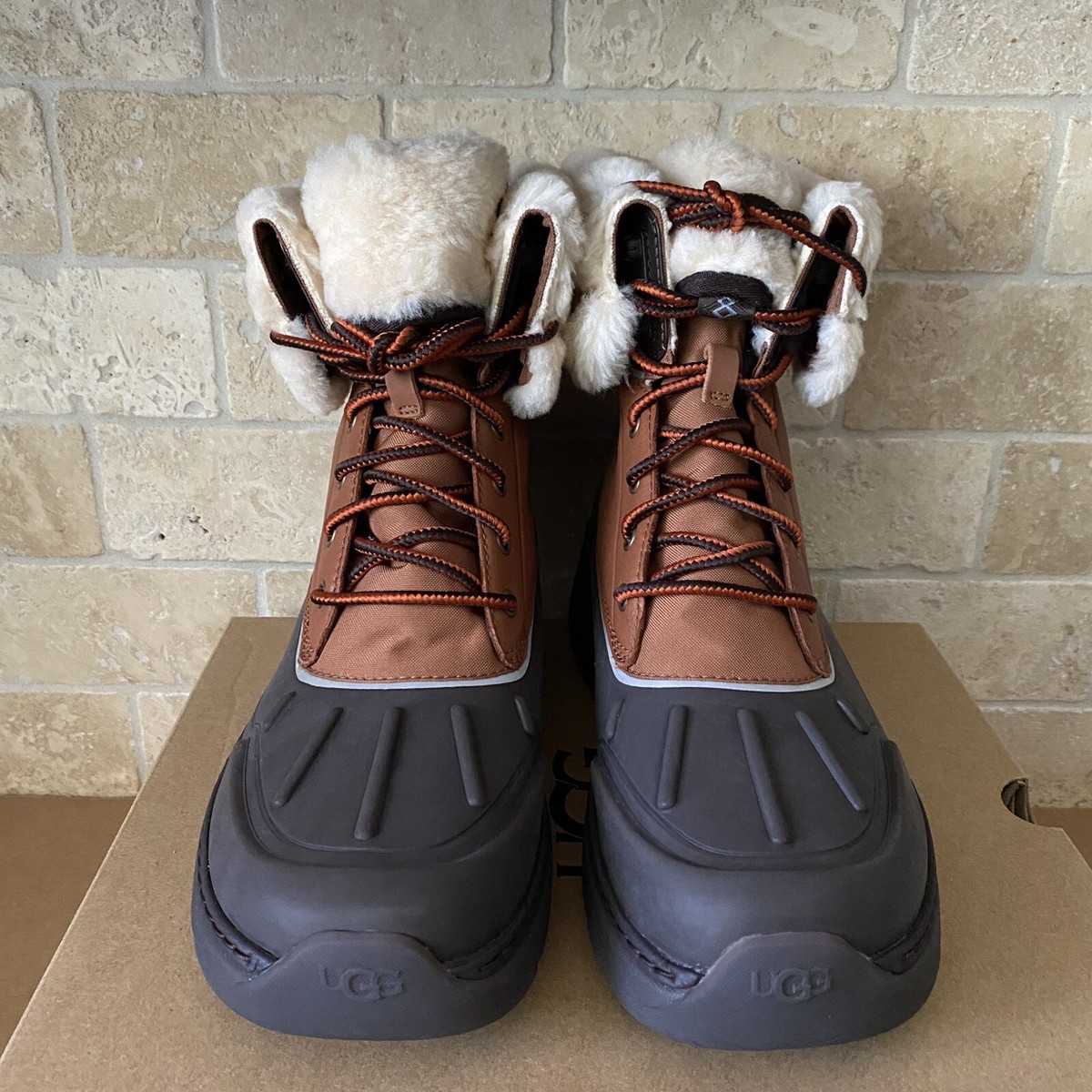 UGG BUTTE WORCHESTER STOUT WATERPROOF LEATHER SNOW BOOTS SIZE US 11 Ugg Butte (Men main image 3