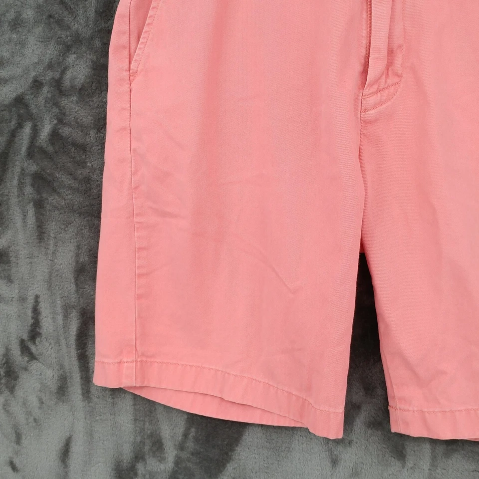 Pantalones Cortos Chinos Nautica Calce Clásico Para Hombre Talla 30 Rosa Algodón Informales Frente Plano Foto 4 de 4