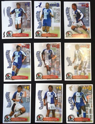 Shoot Out Cards 2003/04: BLACKBURN (Magic Box int) Select the cards you need
