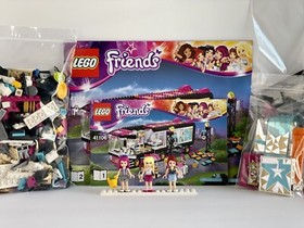 LEGO 41106 Friends Pop Star Tour Bus 100% Complete w/ Manuals