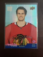 2020-21 Pius Suter Rookie Class Upper Deck Extended Series Hockey Chicago...