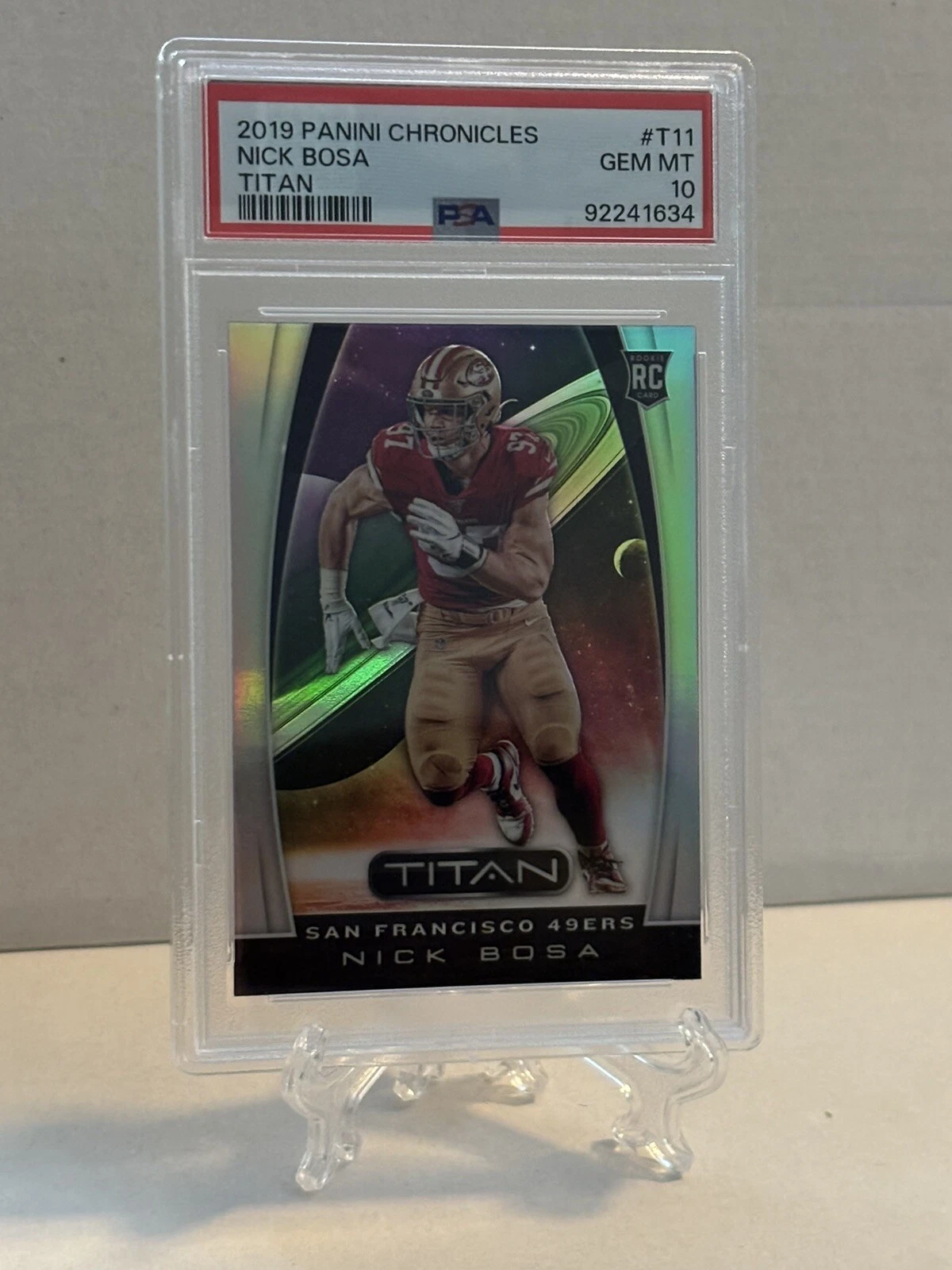 Nick Bosa Panini Chronicles Titan #T11 Base