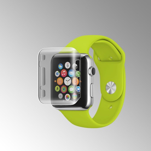 For Apple Watch 38 42MM Slim & Thin TPU Snap On Hard Protective Case Cover CLEAR - Picture 10 of 22