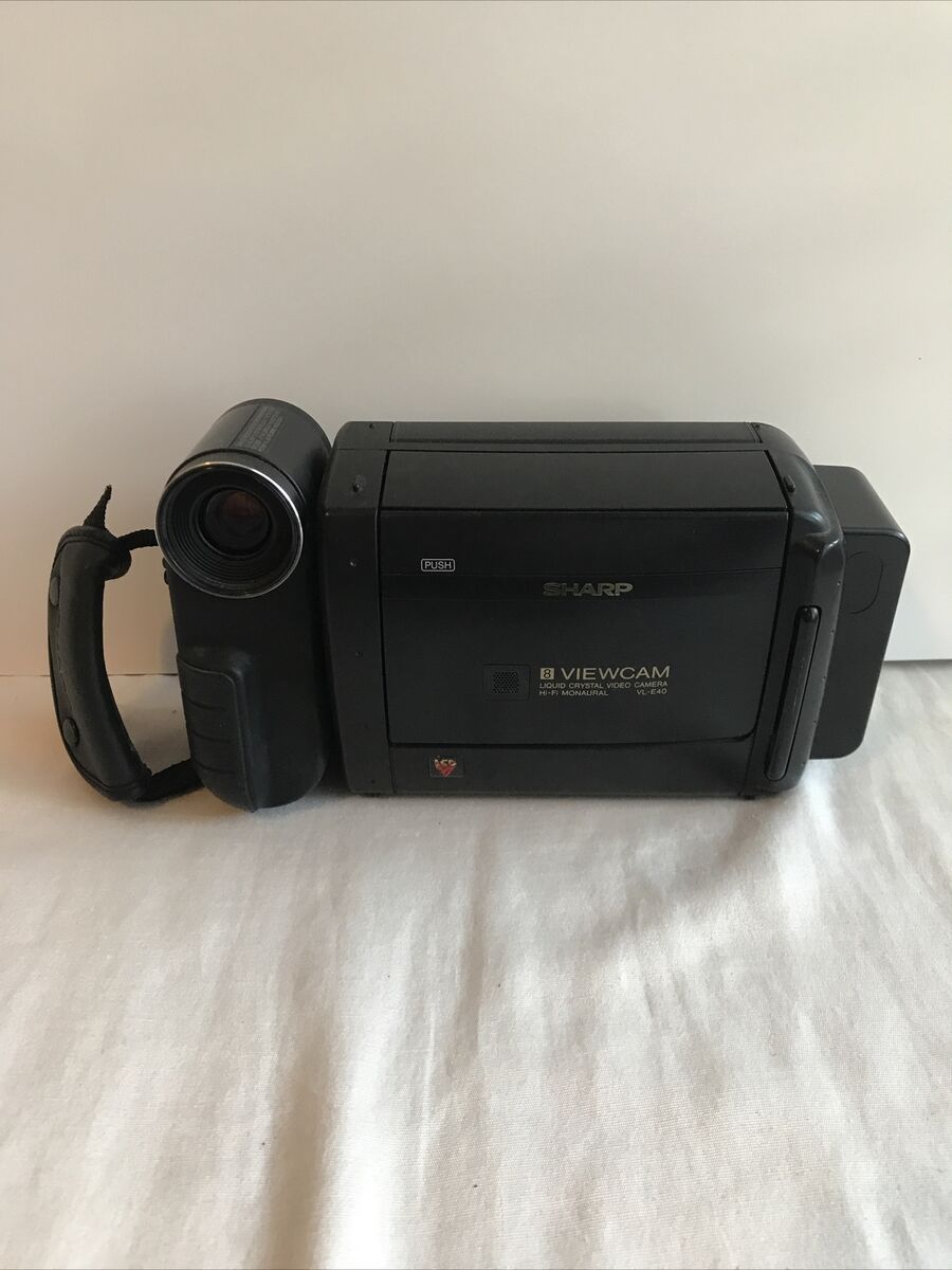 SHARP VIEWCAM VL-E40 Camcorder, ZOOM8, 4 SHARP VIEWCAM VL-E40 Camcorder, ZOOM8, 4