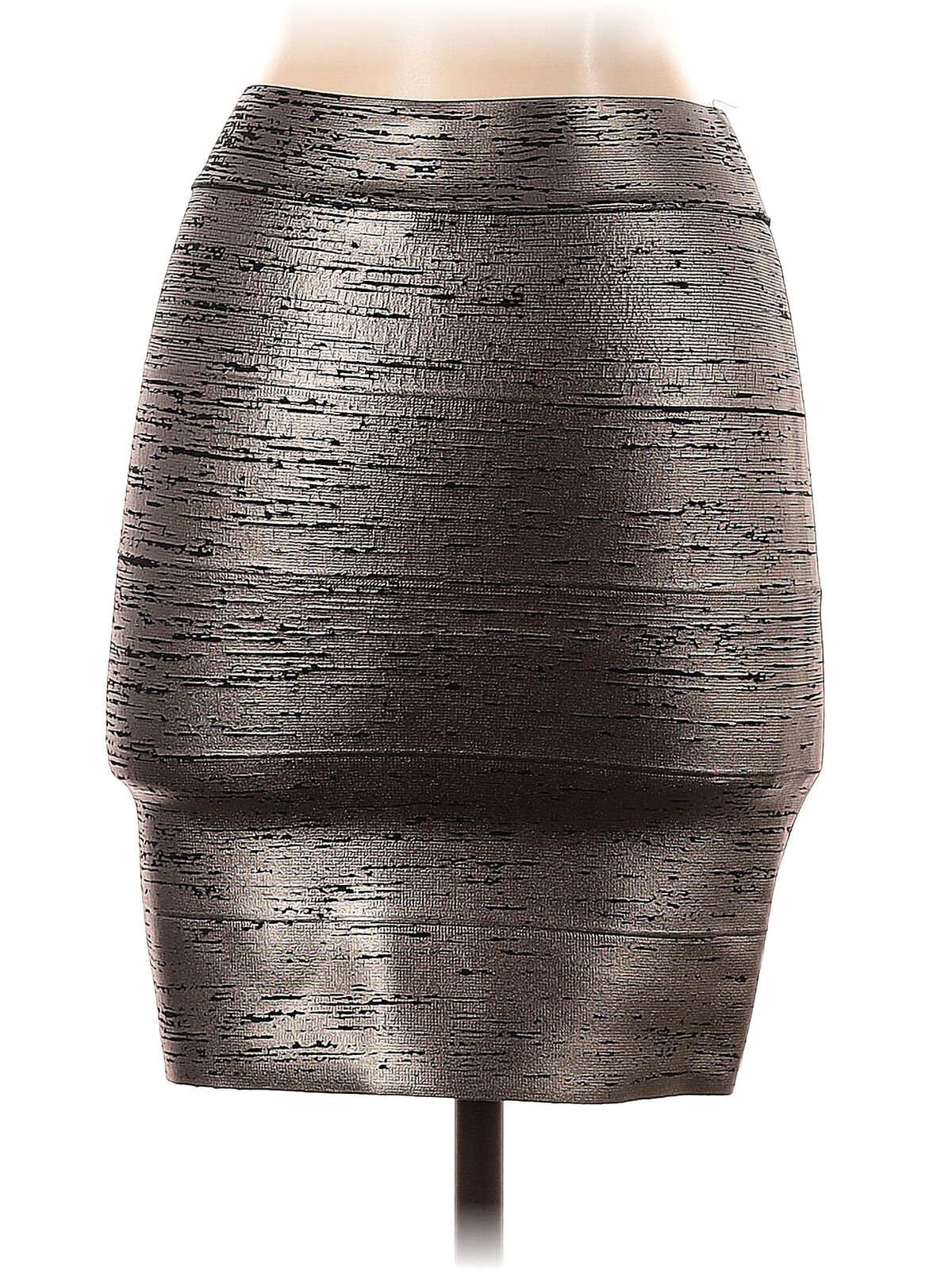 BCBGMAXAZRIA Women Silver Formal Skirt S - image 2