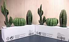2 Sets Ikea Fejka Miniature Artificial Cactus Plants x 3 Cacti Per Set