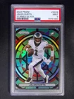 2022 Panini Prizm Jalen Hurts Stained Glass Case Hit SSP PSA 9
