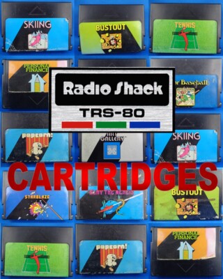 TRS-80 COLOR COMPUTER -- CARTRIDGES -- # AUSWAHL #