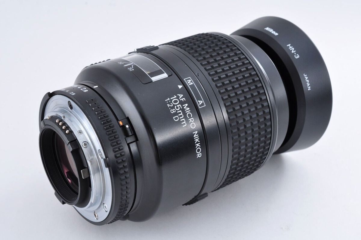 Nikon AF Micro Nikkor 105mm F2.8 D macro Telephoto Lens From Nikon AF Micro Nikkor 105mm F2.8 D macro Telephoto Lens From