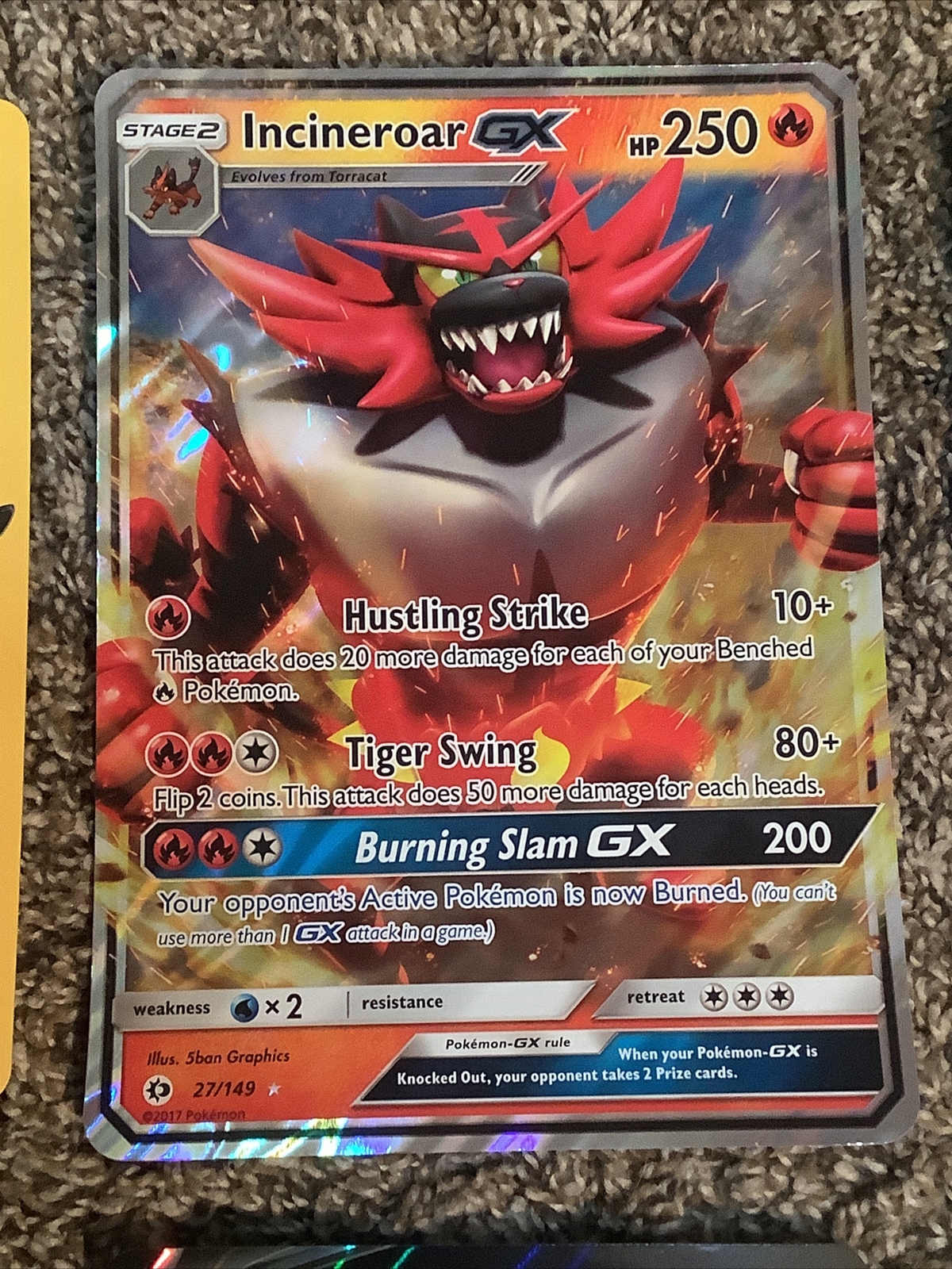 5 Oversized Jumbo Pokemon Cards in TOP LOADERS! EX GX Legendary Full