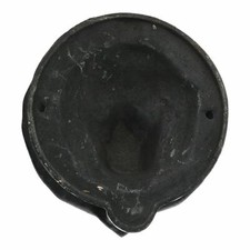 Löwenkopf Gesicht Türklopfer Klingel Klingel Schlag Gusseisen Rund Kreis