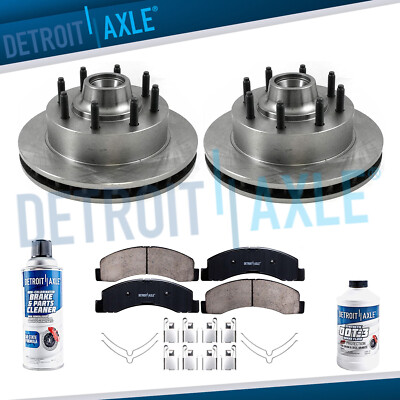 Front Rotors Brake Pads Kit For Ford E-250 E-350 Club Wagon Econoline Super Duty - Foto 9