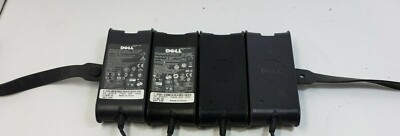 Lot of 4 OEM Dell 65W (65 Watt) 19.5V 3.34A 7.4MM Tip Power Adapter PA-12 Family