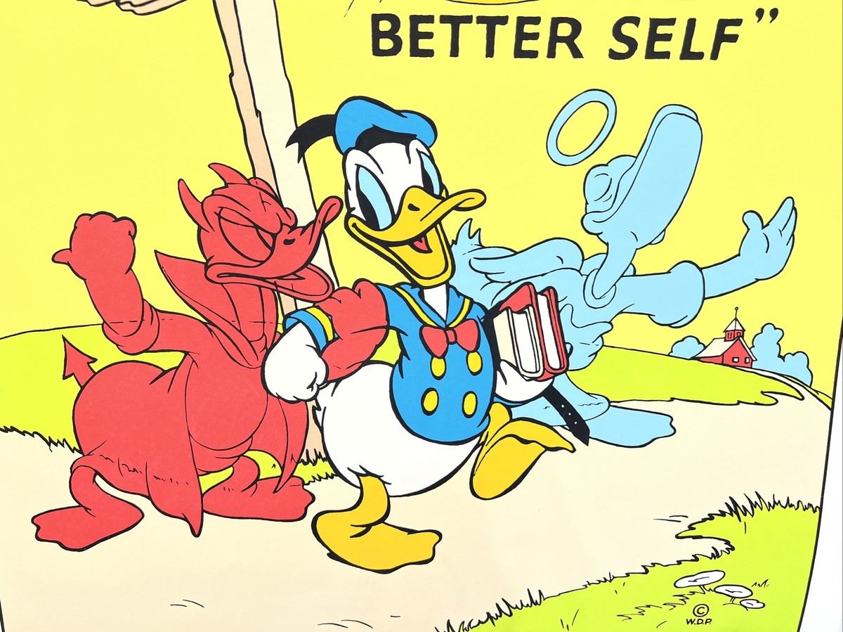 ディズニー セル画Donald's Better Self ドナルドの腕白時代 Comic Mint - Animation Art - 
