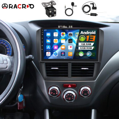 DAB+ 32GB Autoradio Für Subaru Forester 2008-2012 Android 13 GPS Navi WIFI KAM