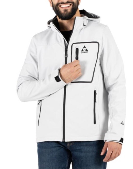 Gerry Men's Softshell Jacket Wind & Water Resistant Size Medium
