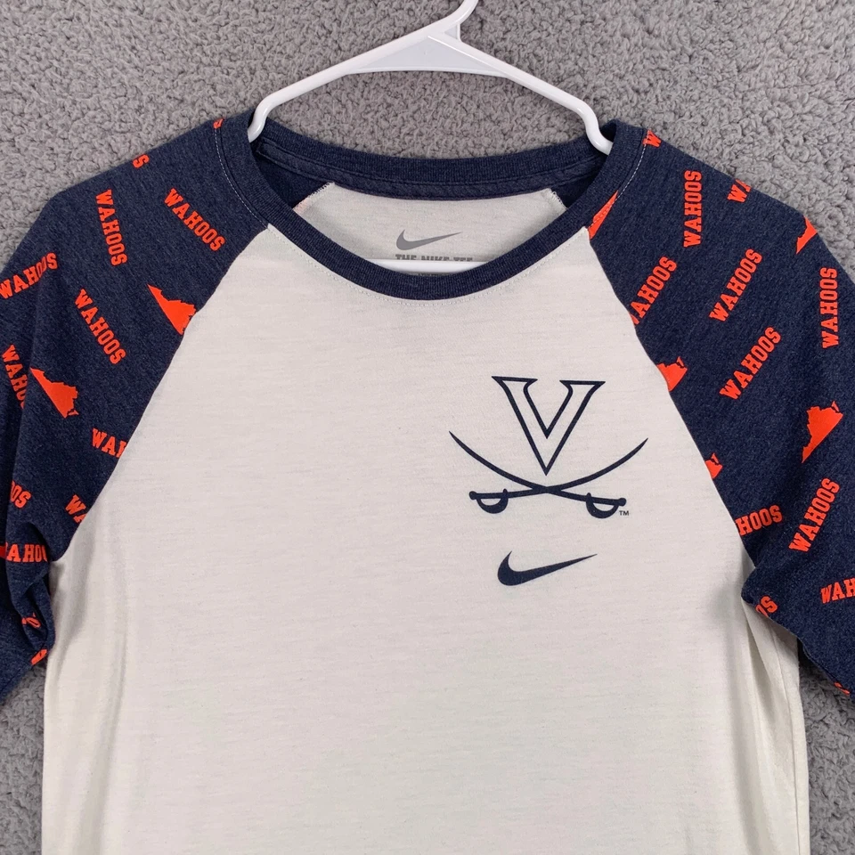 Футболка женская Nike Tee University of Virginia Wahoos размер S рукав 3/4 - Изображение 3 из 4