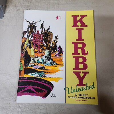 洋書 KIRBY Unleashed - Jack Kirby Portfolio Kirby Unleashed Jack Kirby Portfolio Oversized Magazine Book 1971