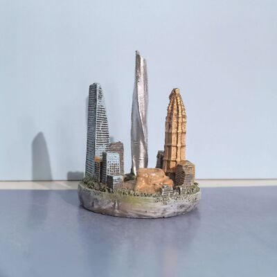 Shanghai Landmark Building Model Micro Landscape Landscaping Small Ornament