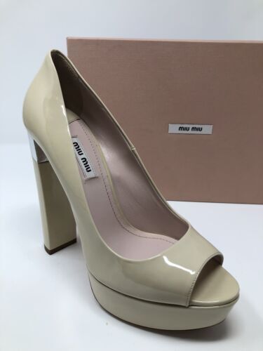 Miu Miu Brown Leather Peep Toe Platform Heels Ankle Boots Miu Miu Brown Leather Peep Toe Platform Heels Ankle Boots