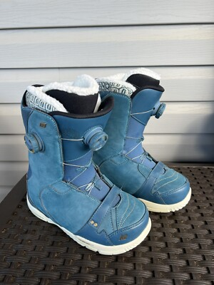 #ad #ad CONTROL K2 WOMEN BLUE CONTOUR SNOWBOARD BOOTS SIZE 7.5 LIGHTWEIGHT B150301402 $199.00