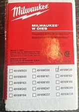 Milwaukee Tool 49-16-Wc00 W Style: W-C Die