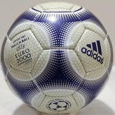Adidas UEFA Euro Championship Terrestra blu stream FIFA 2000 calcio taglia-5