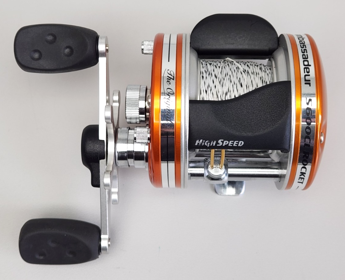 Abu Garcia Ambassadeur 5600CL Rocket Orange 6.3:1 Baitcasting