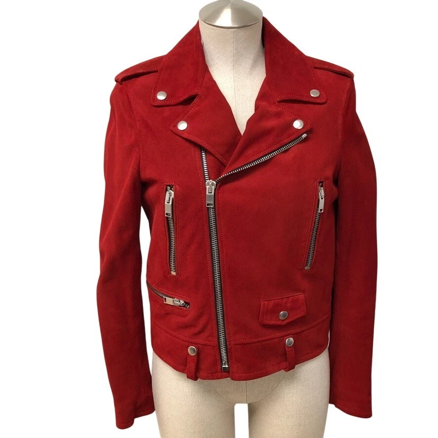 Saint Laurent Coats, Jackets & Vests for Suede Outer Shell Women