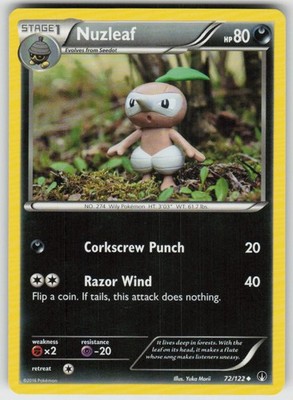 GGC-4 Nuzleaf 72/122 Uncommon XY - BREAKpoint