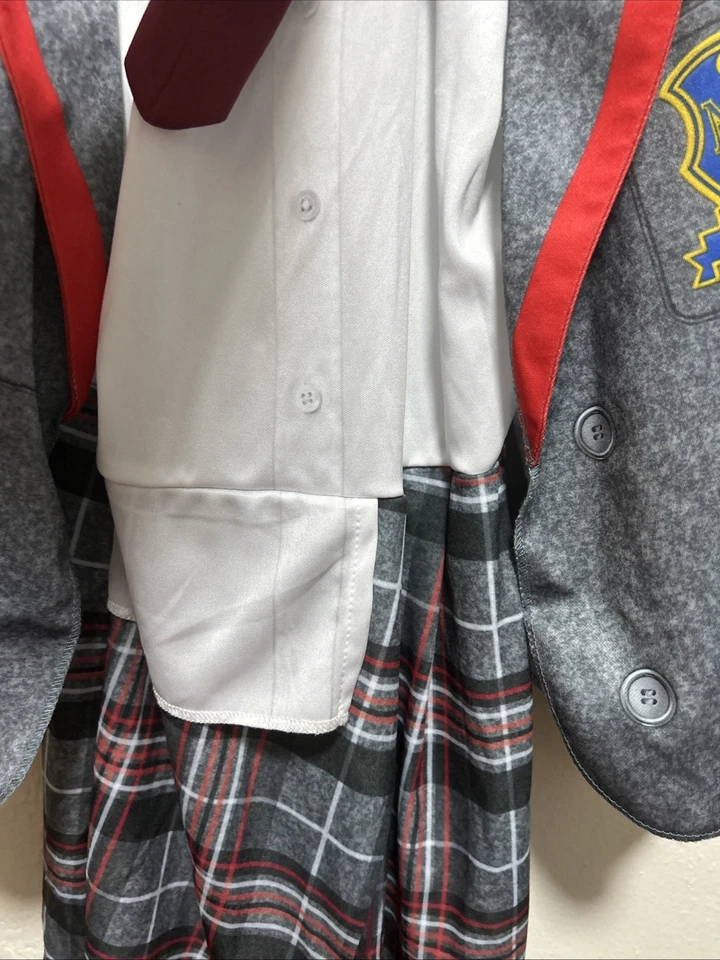 Новый Beetlejuice Astrid школьная форма среда детский костюм, S, девочек - Изображение 4 из 4