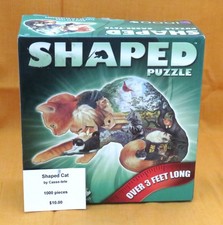 Shaped Cat 1000 piece Jigsaw Puzzle