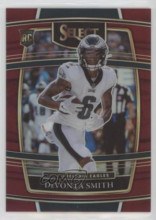 2021 Panini Select Concourse Maroon Prizm 116/149 DeVonta Smith #49 Rookie RC