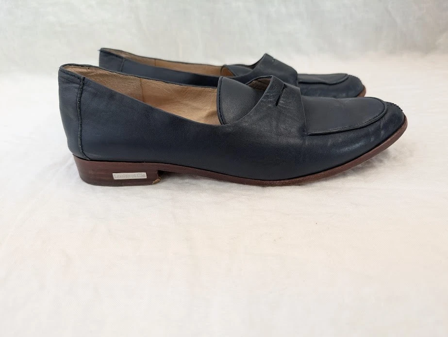 Louise et Cie Lo-Zanie Mocasines Zapatos Super Suave Azul Cuero Mujer Talla 8 SH6 Foto 3 de 4