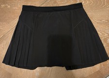 SPANX Get Moving Skort Very Black Tennis Golf Pickleball Size L Activewear