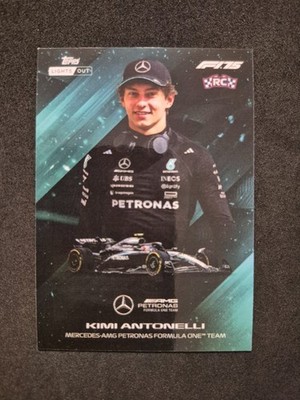 2025 Topps Lights Out, Kimi Antonelli, Rookie Bright Future, AMG Petronas