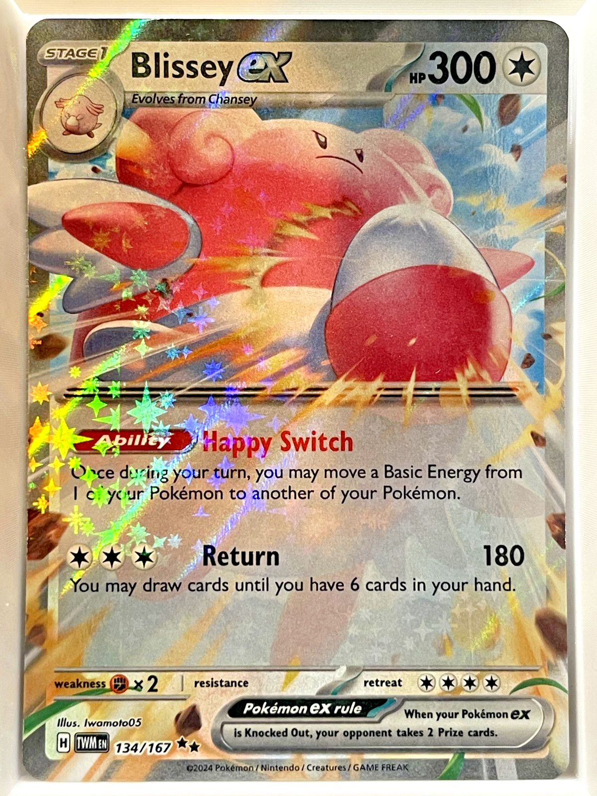Blissey ex 134/167 Double Rare NM Pokemon