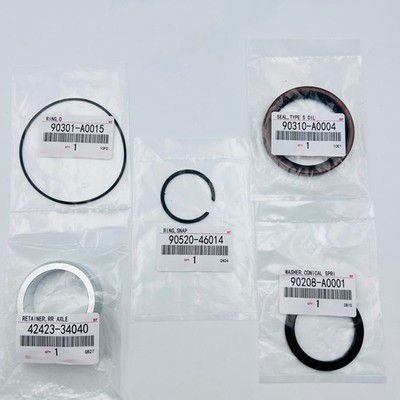 Rear Axle Seal O Ring Snap Retain Ring Conical Washer Kit For Toyota Tundra