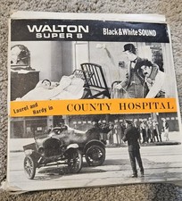Laurel And Hardy County Hospital Walton Super 8mm Film, B W SOUND