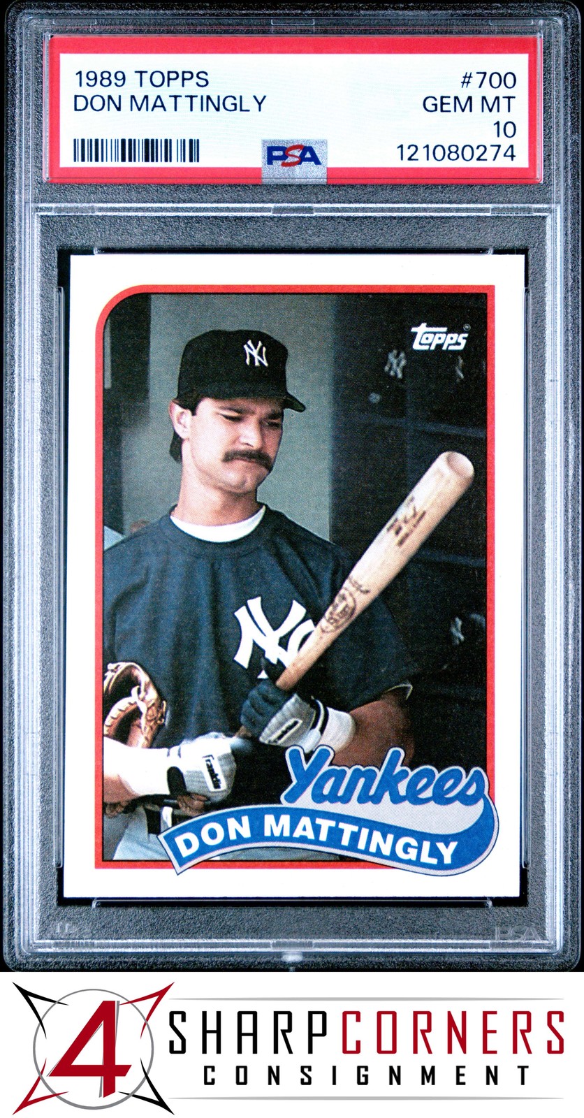 1989 TOPPS #700 DON MATTINGLY YANKEES PSA 10