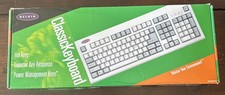 Belkin PS2 Keyboard F8E206 KB-6868 Home Offic...