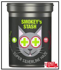 Smokey's Stash Silvervine Haze Potent Catnip and Silver Vine Blend for Cats
