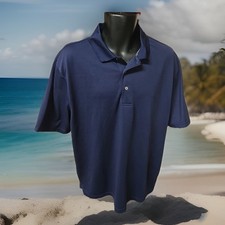 Ben Hogan Performance Polo Short-Sleeve Shirt Mens Sz XL Golf Casual Navy Blue