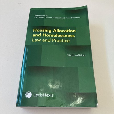 Housing Allocation and Homelessness: Law and Practice, 6th ed. (Paperback, 2022)